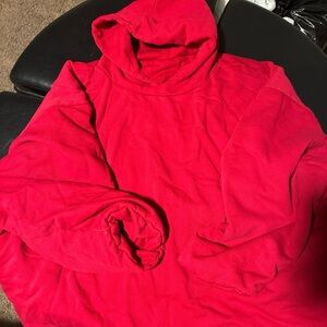 Vibrant Red Hoodie